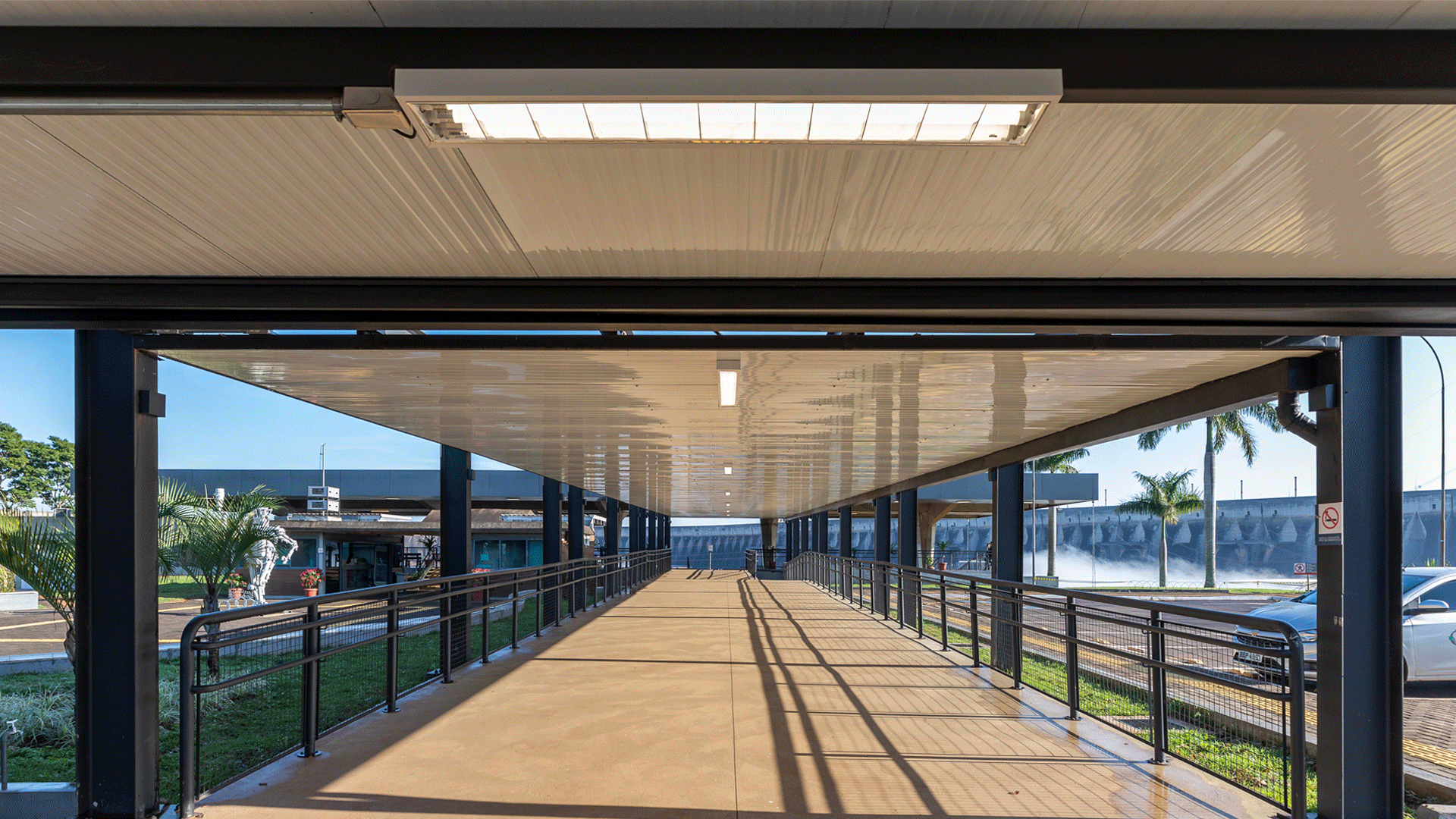 Rampa de acesso mirante central Itaipu - Projeto BIM