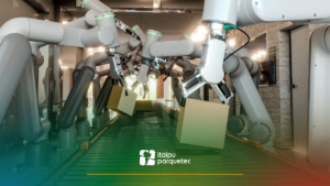 robôs industriais